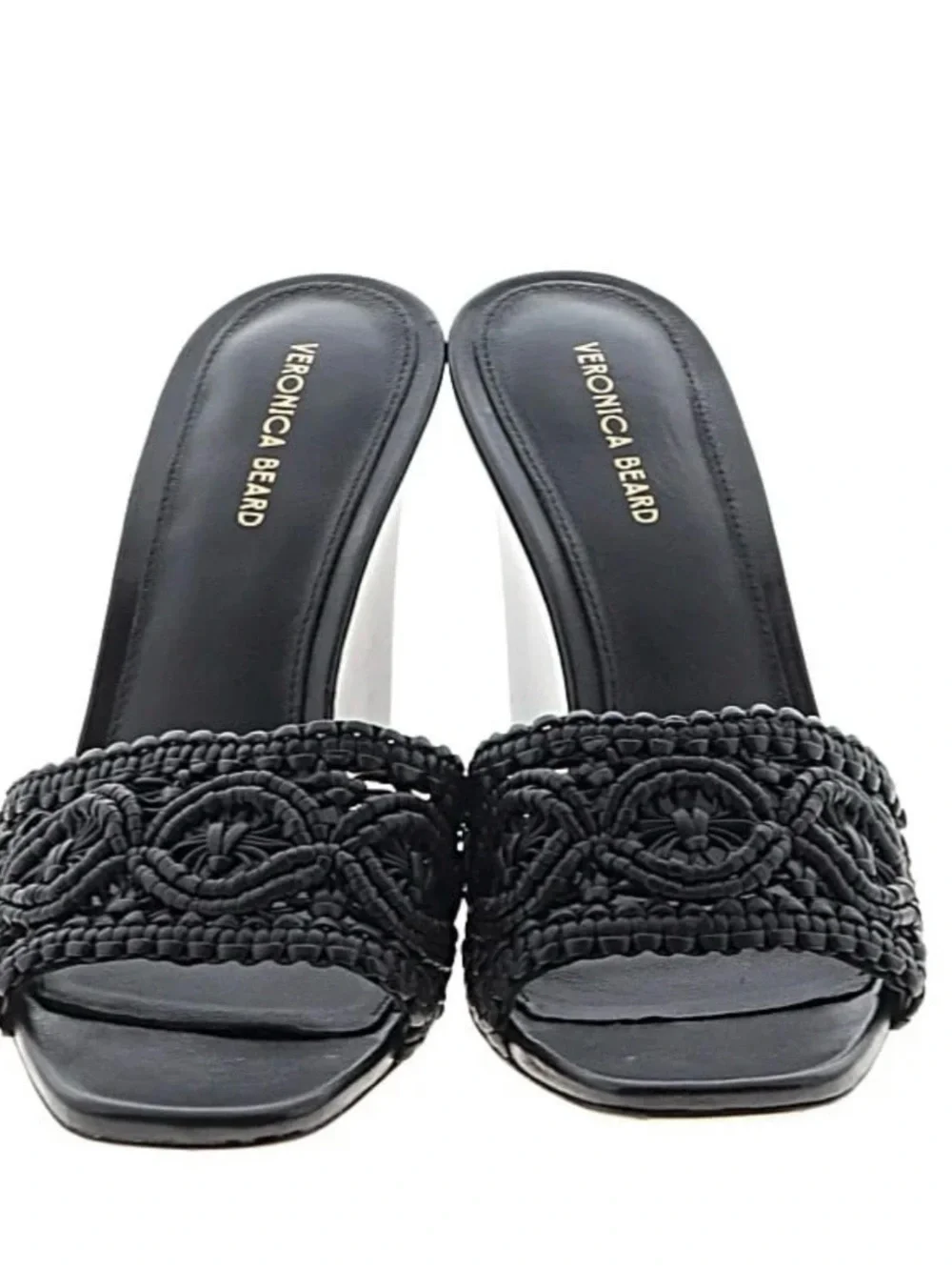 Veronica Beard Ellen Macrame Wedge Sandal size 8.5